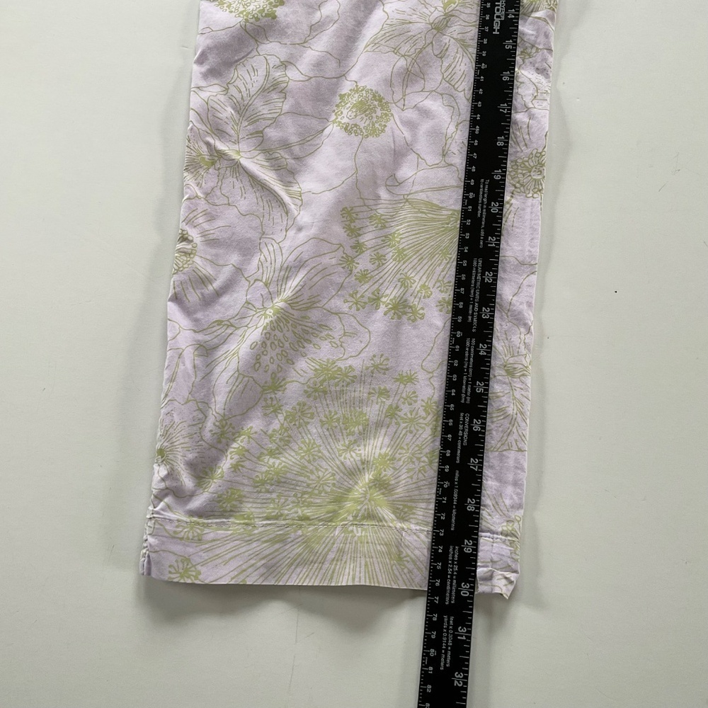Victoria's Secret PJ Pants Sz M Pastel Botanical Loungewear Sleep Comfy Relaxed - Picture 7 of 8